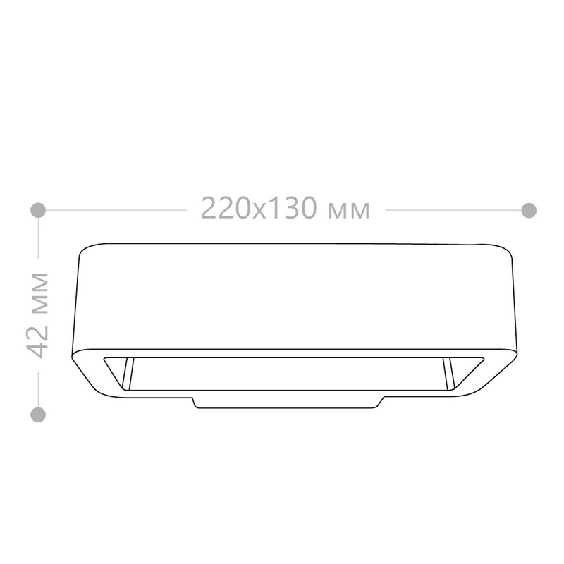 Светильник уличный светодиодный Feron DH011 5W 350Lm 4000K черный 11865