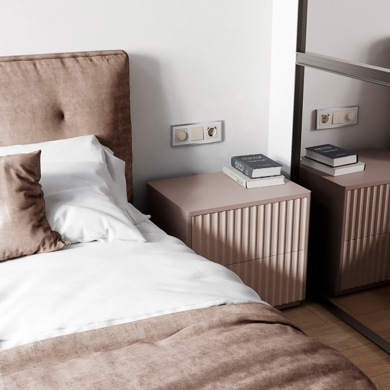 Werkel айвори матовый Розетка Werkel с заземлением, шторками и USBх2 (айвори матовый) W1171562