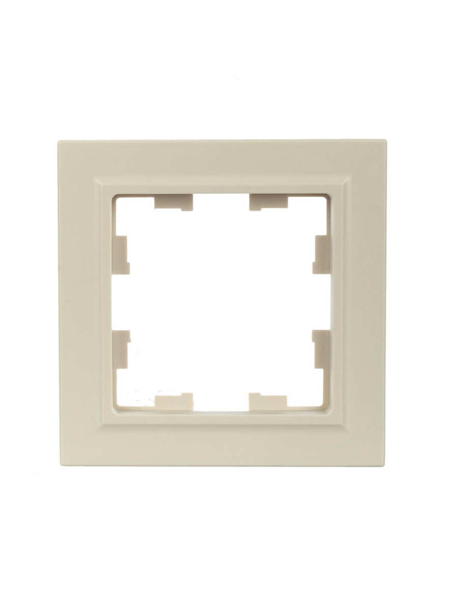 Рамка IEK BRITE 1-местная РУ-1-БрКр бежевый BR-M12-K10