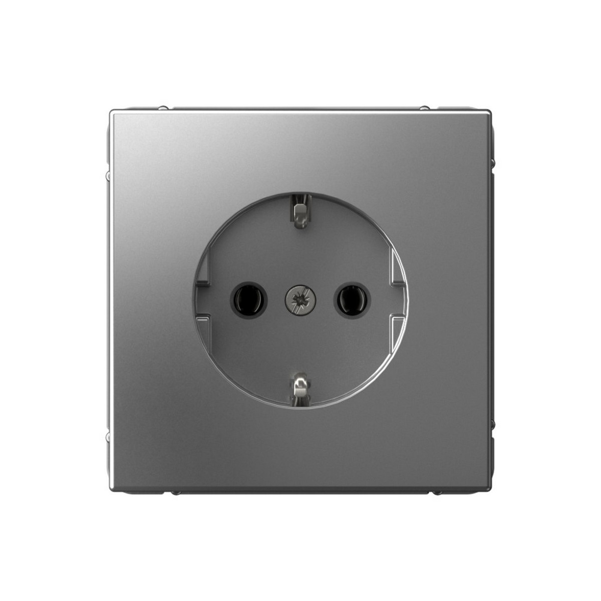 ArtGallery Сталь Розетка SE ArtGallery Сталь с заземлением, 16А быстрозажим. клем. GAL000943S