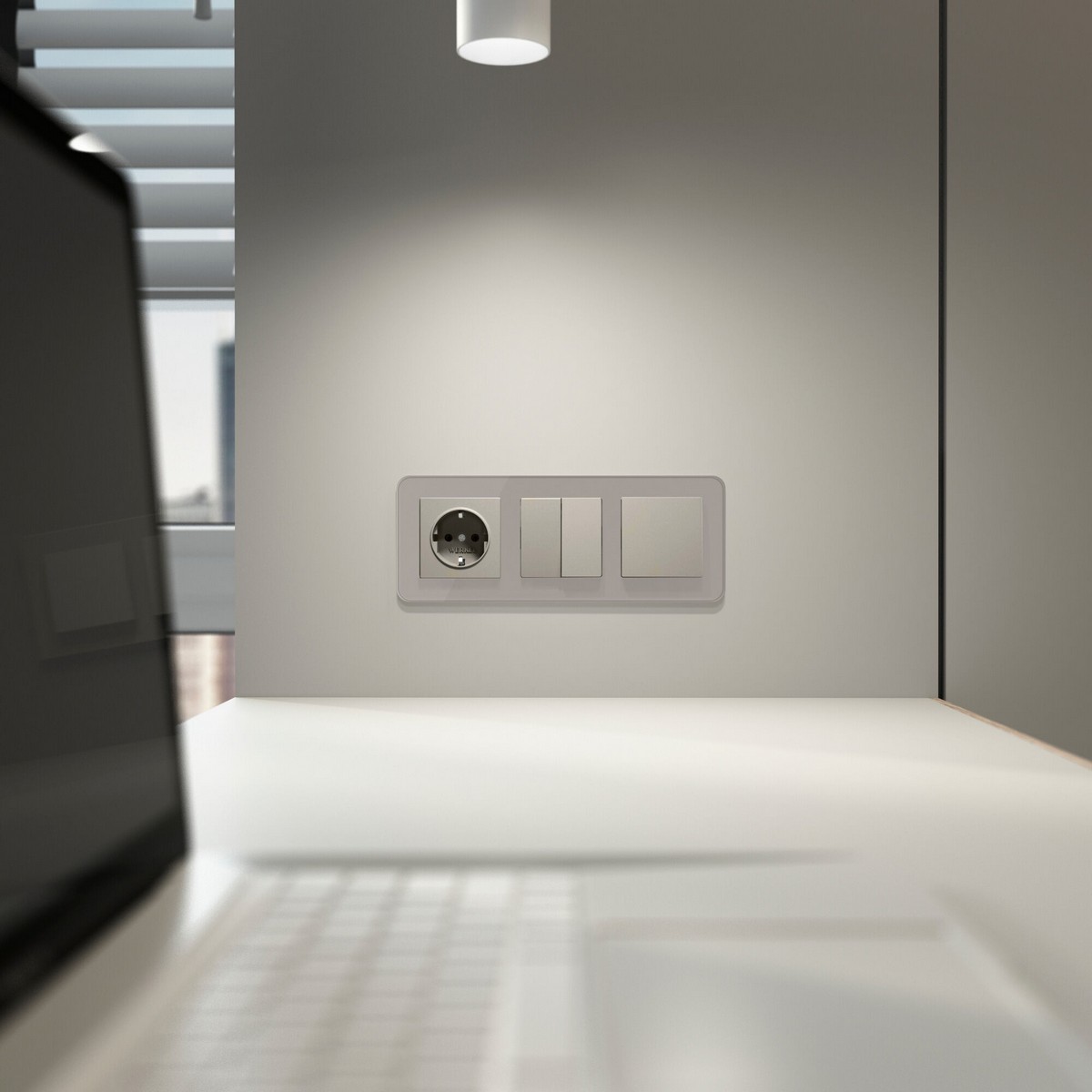 Werkel дымчатый Клавиша Werkel для выключателя перекрестного (дымчатый) W1219004