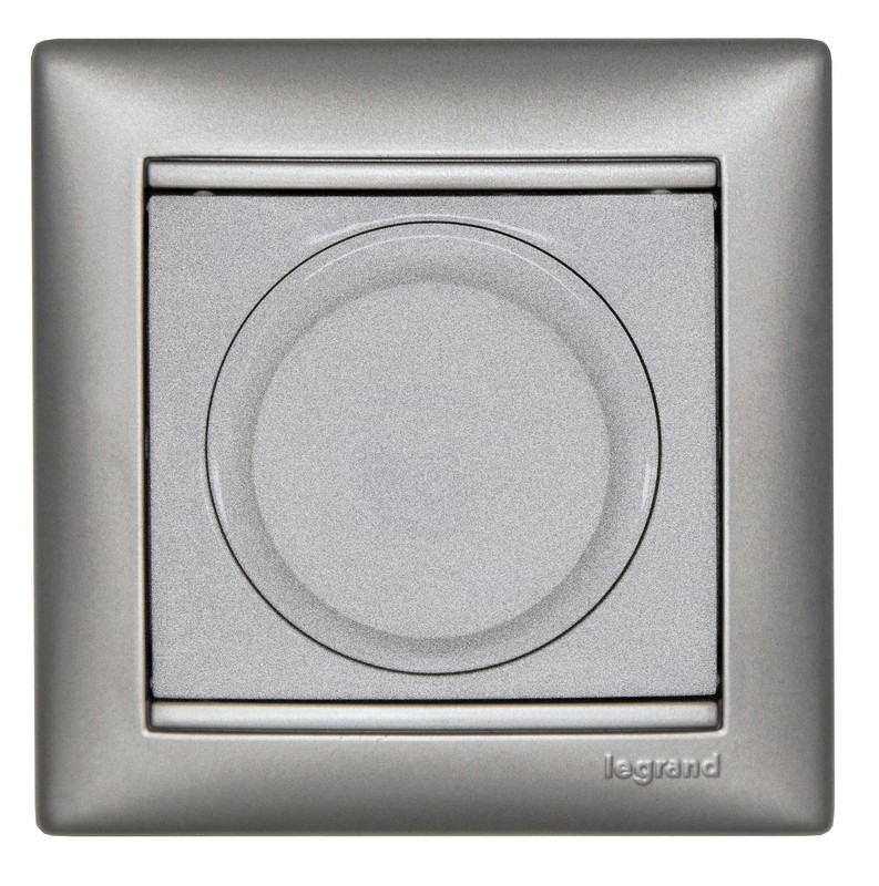 Светорегулятор Legrand Valena Classic алюминий для светодиодов 5-300 Вт 770263