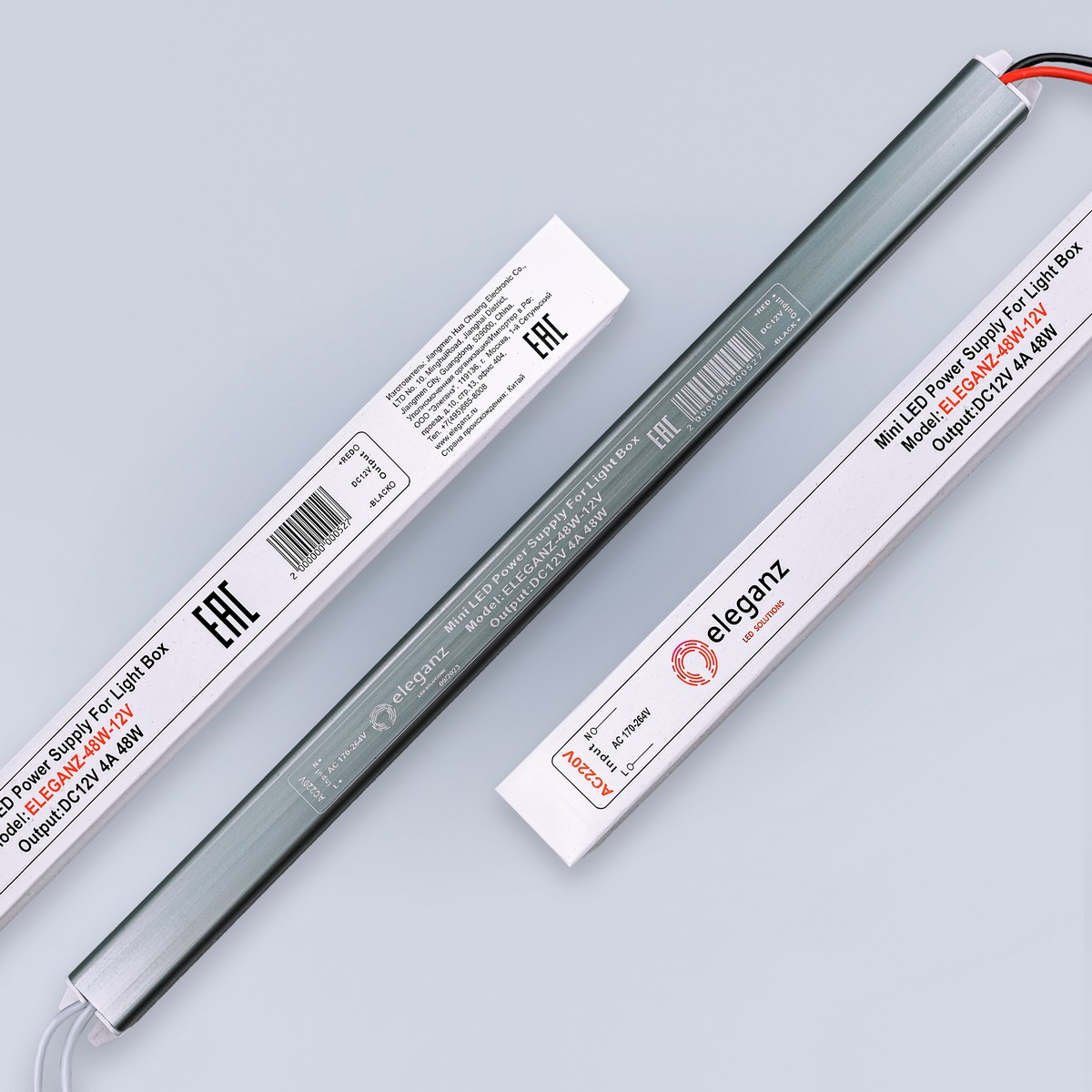 Блоки питания для светодиодной ленты Блок питания для светодиодной ленты Eleganz 12V 48W IP20 карандаш узкий 1102 