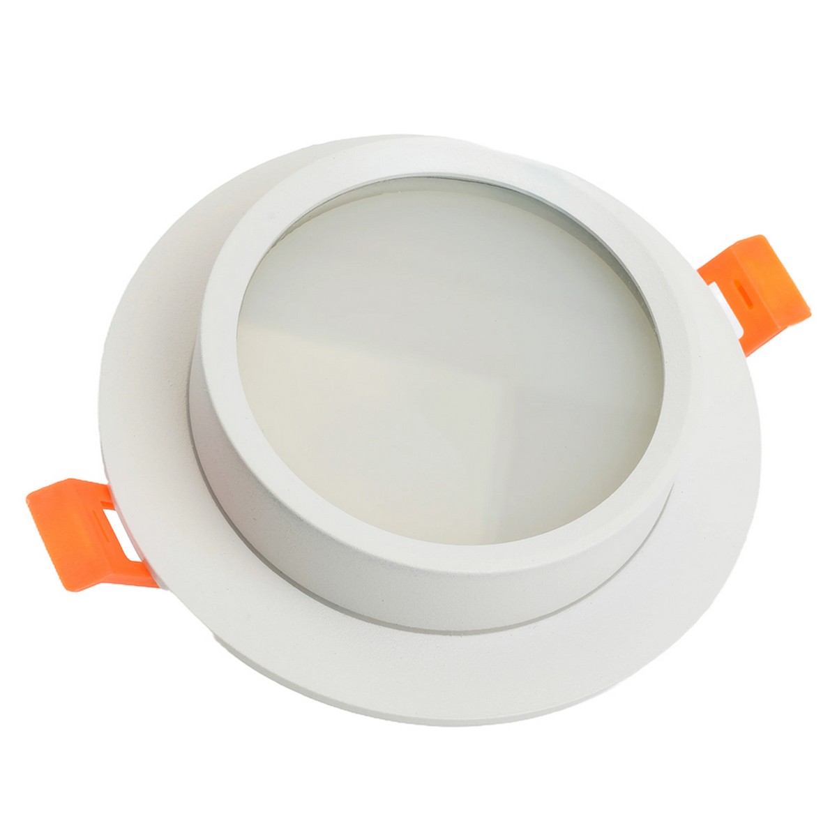 Встраиваемые светодиодные светильники Светильник встраиваемый Feron DL504 потолочный GX53 белый круг IP44 51101 