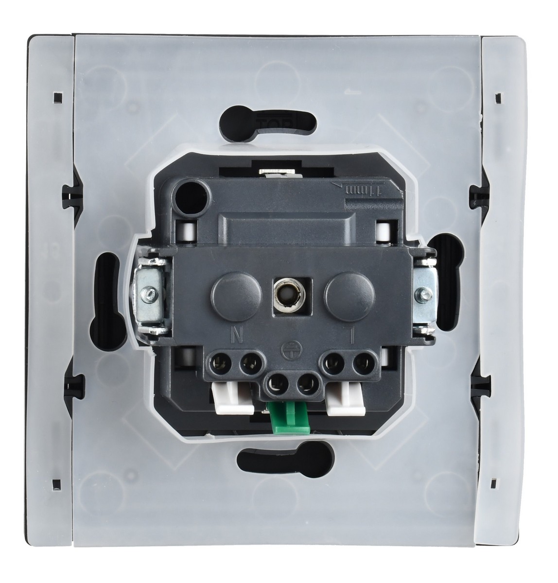 IEK FORTE&PIANO Серый Розетка IEK FORTE&PIANO Серый с/з со шт с крышкой безвинтовое крепление 16А IP44 FP319