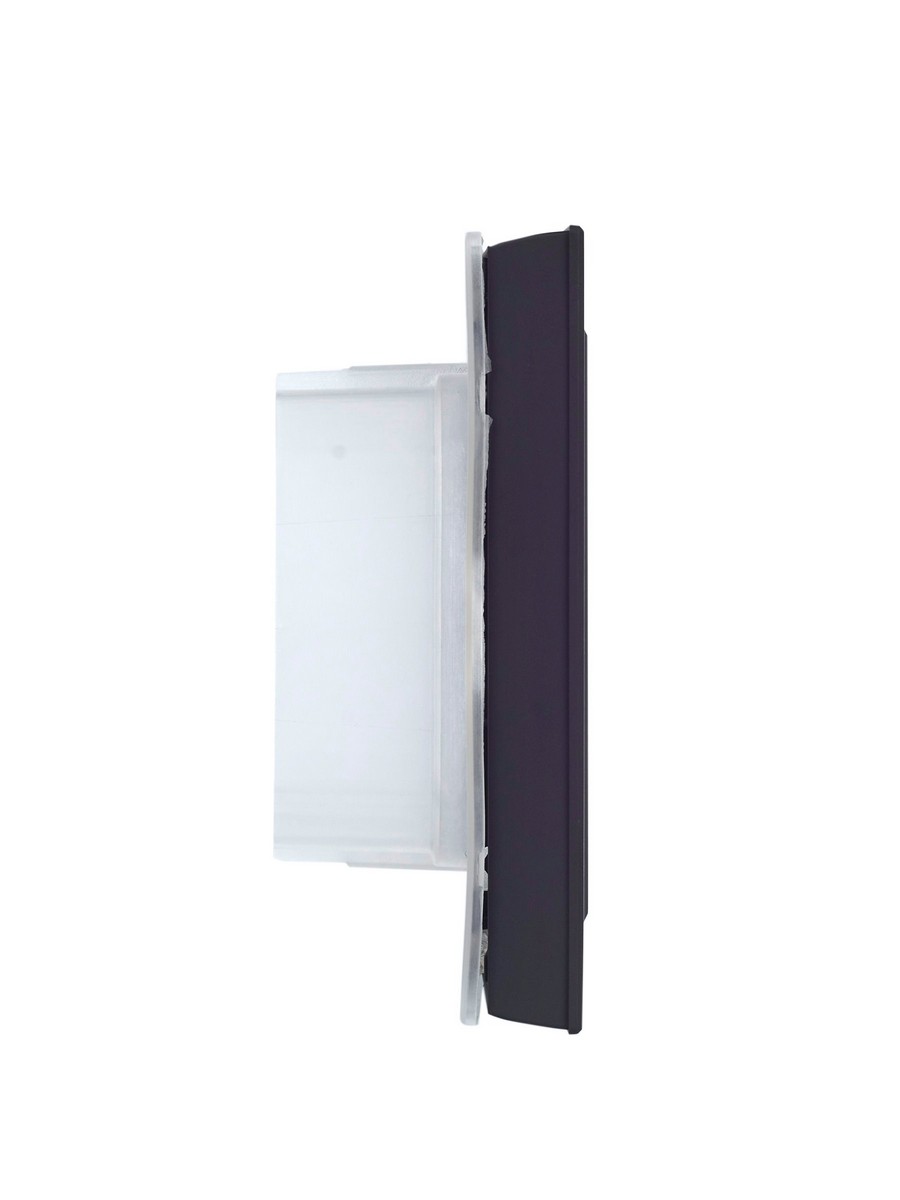 Рамка IEK BRITE 1-местная IP44 РУ-1-БрГ-44 графит BR-M12-44-K53