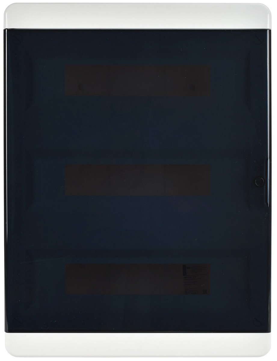 Пластиковые боксы и щиты IEK Корпус пластиковый IEK TEKFOR ЩРВ-П-54 IP41 черн. прозр. дверь TF5-KP12-V-54-41-K01-K03