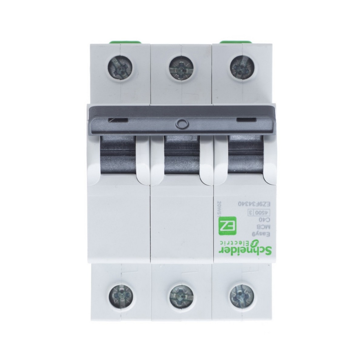 3 полюсные (трехполюсные) Автоматический выключатель SCHNEIDER ELECTRIC EASY 9 3P 40A (С) 4,5kA EZ9F34340 