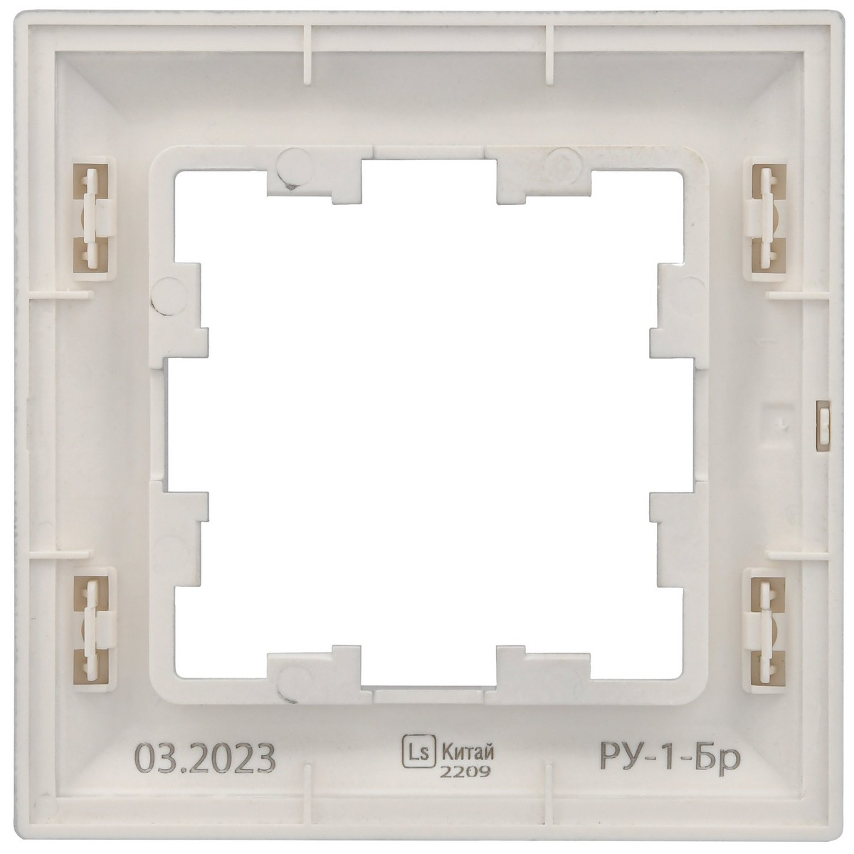 IEK Brite Рамки Рамка IEK BRITE DECOR Алюминий 3D-форма 1-м РУ-1-Бр BR-M12-12-K47