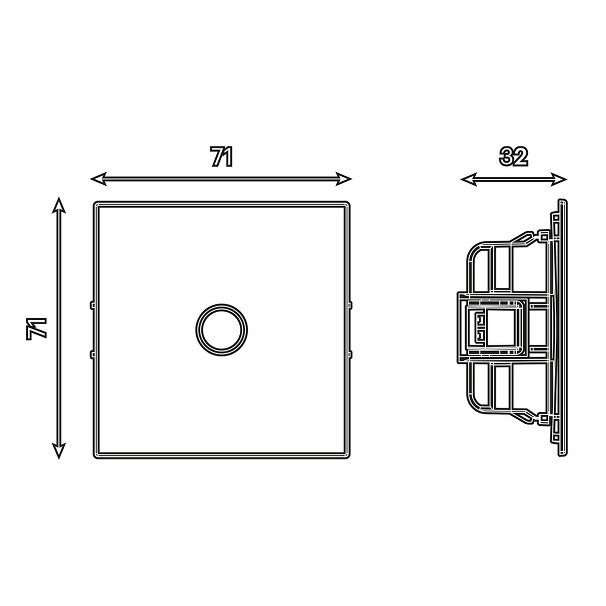 Мия - Розетки и выключатели Stekker Розетка телевизионная 1-местная STEKKER Мия RST00-3108-08 пудровый жемчуг 50479
