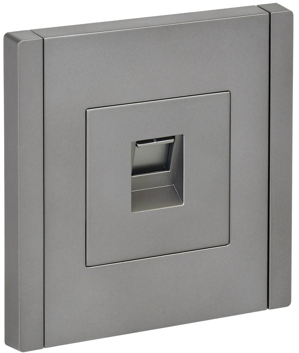 Розетка IEK FORTE&PIANO Сталь комп. RJ45 кат.6 FP531