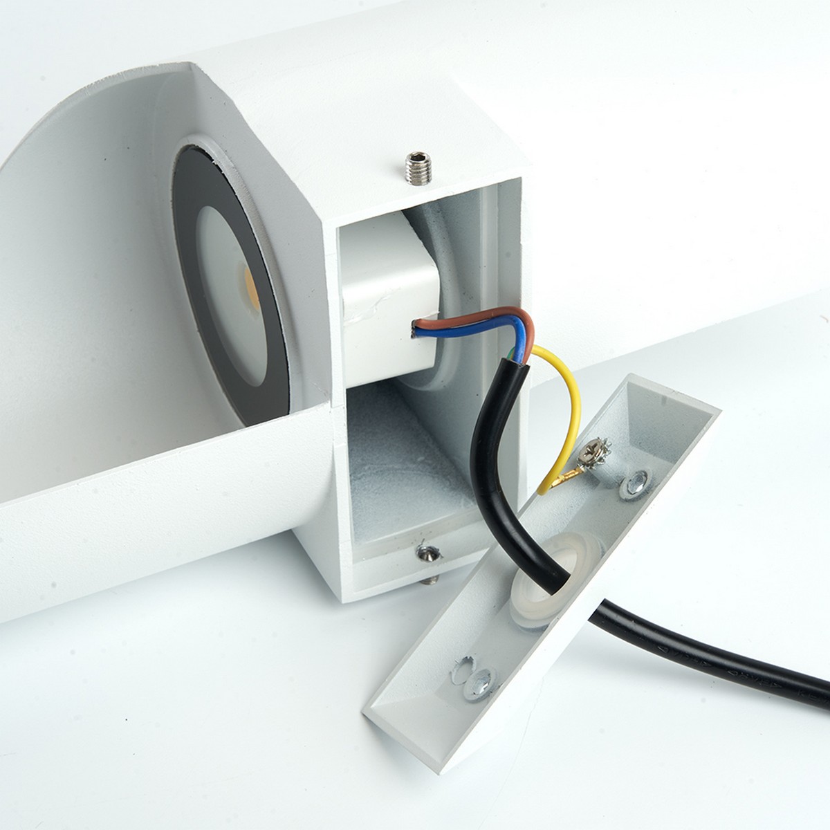 Уличные настенные светильники Светильник уличный светодиодный Feron DH109 2*5W 520Lm 3000K белый 48312 