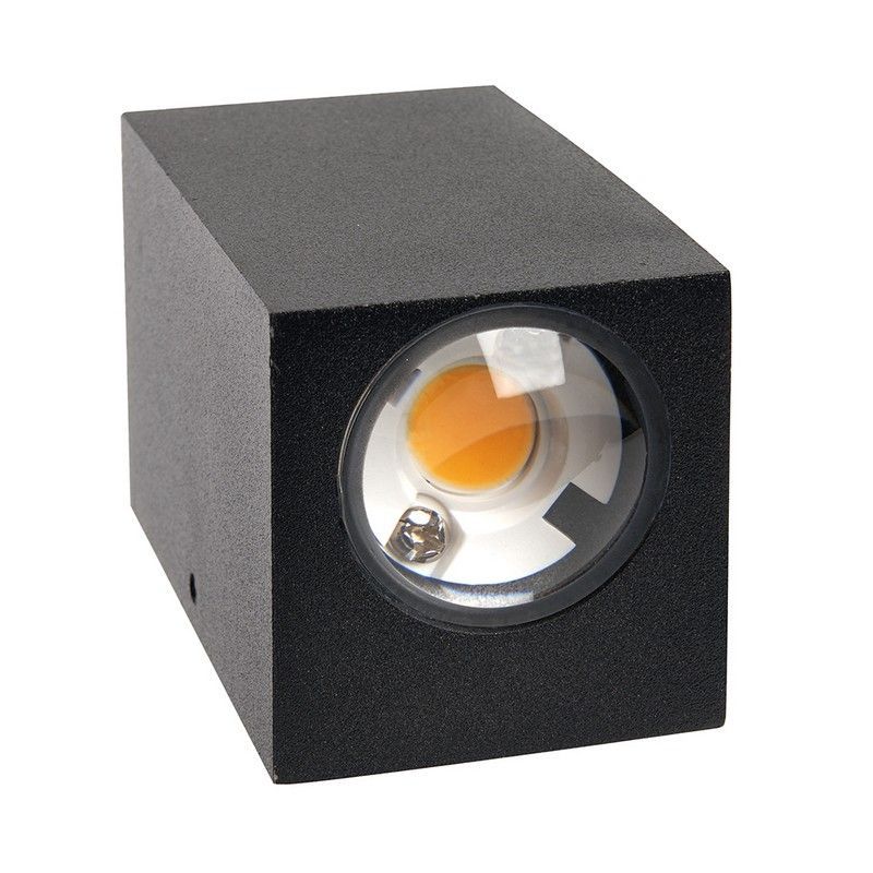 Уличные настенные светильники Светильник уличный светодиодный Feron DH055 2*5W 800Lm 3000K черный 48487 