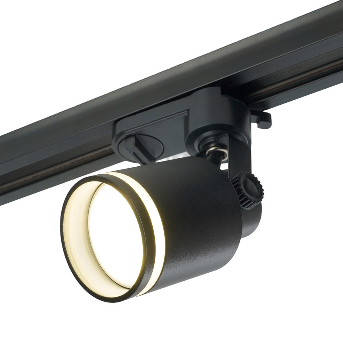 Трековые светодиодные светильники Светильник Feron AL188 трековый под лампу GU10 черный 48707 