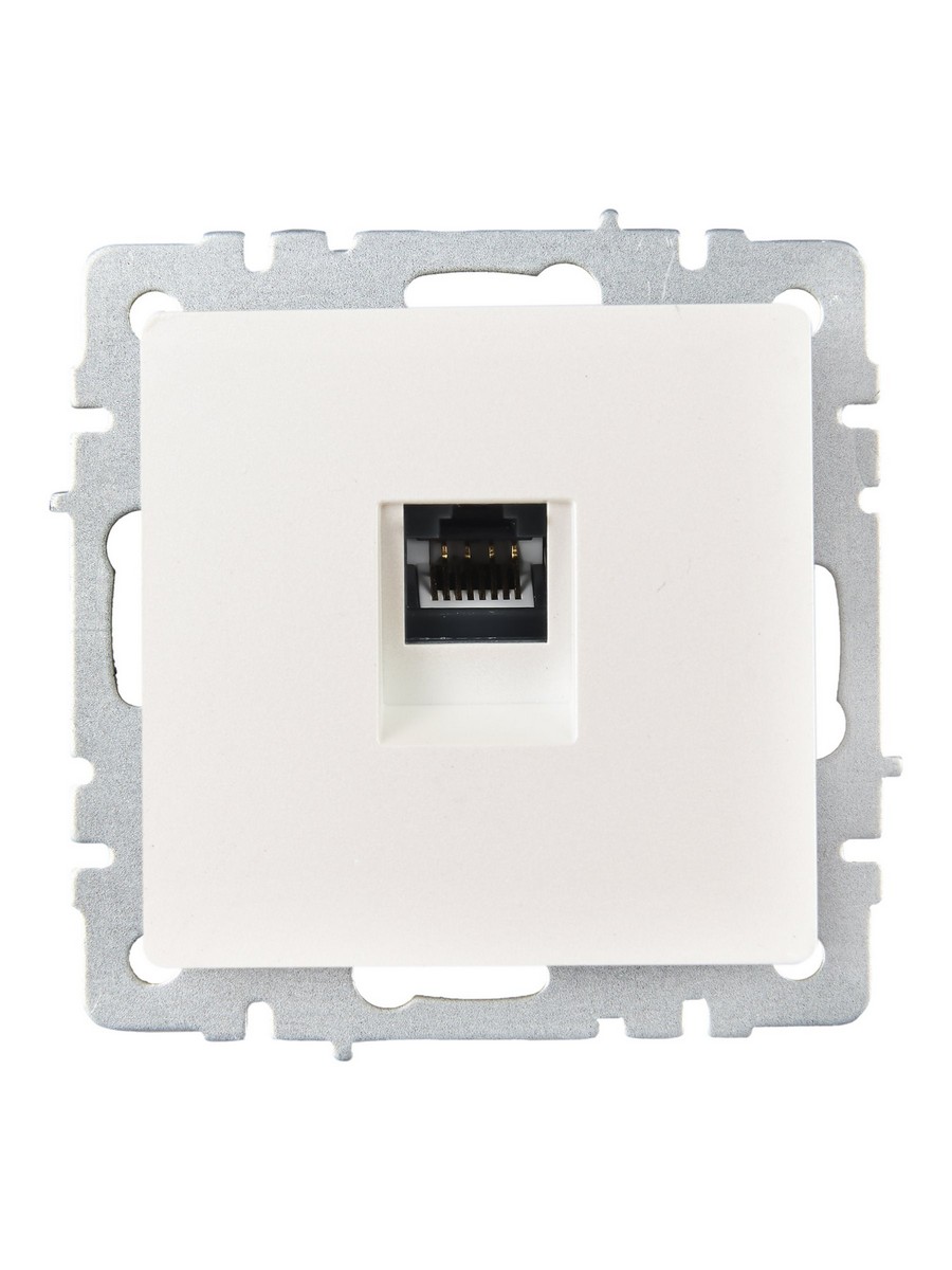Розетка компьютерная IEK BRITE BASE Жемчуг RJ45 кат.6 РК11-БрЖ BR-K10-2-K36