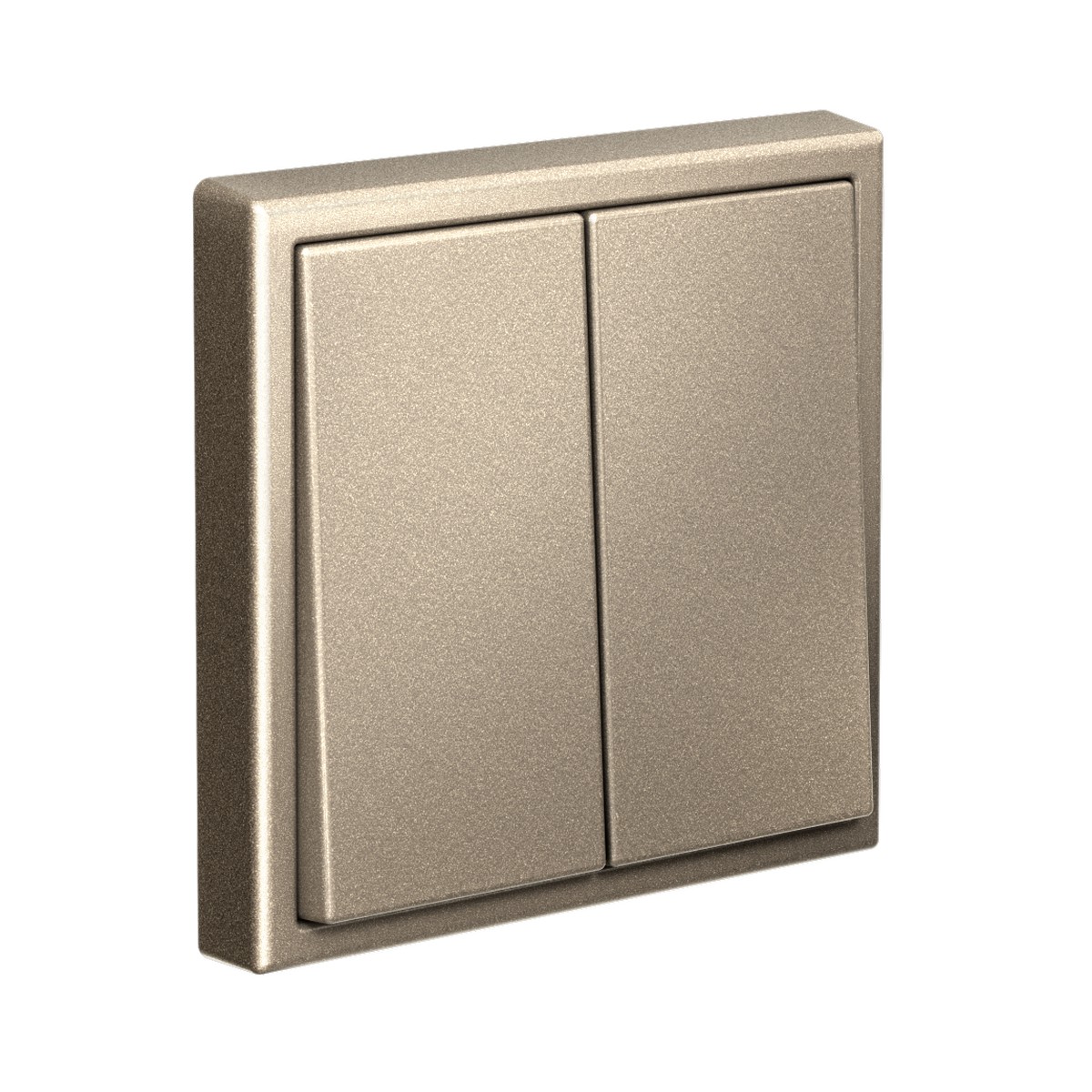 ArtGallery Шампань Выключатель SE ArtGallery Шампань 2-клавишный кнопочный, быстрозажим. клем. GAL000517S