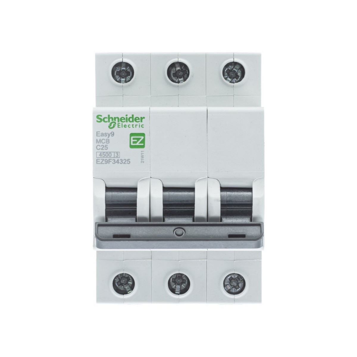 Автоматический выключатель SCHNEIDER ELECTRIC EASY 9 3P 25A (С) 4,5kA EZ9F34325