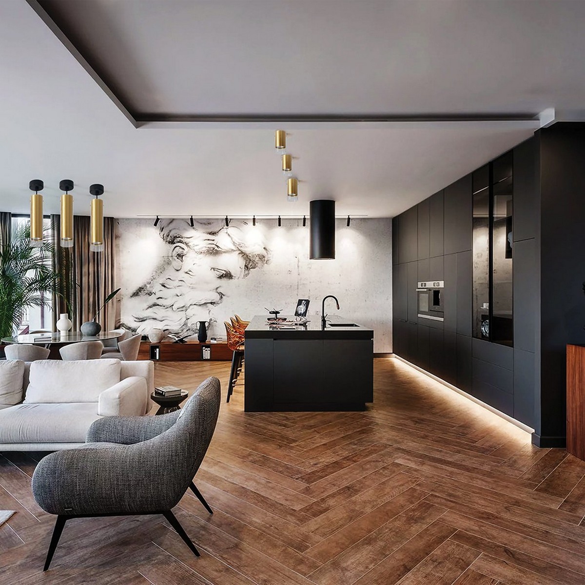 Светильники споты светодиодные Светильник потолочный Feron ML189 Barrel LUMINA MR16 GU10 35W 230V золото 48745 