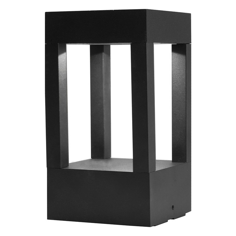 Уличные светильники на столб Светильник уличный светодиодный Feron DH801 10W AC/DC12-24V 4000K черный 48448 