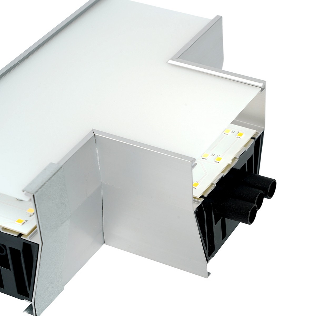 Светильник коннектор Feron AL4036T 5W 3000К-4000К-6400K T-образный серебро RetailRay 51871