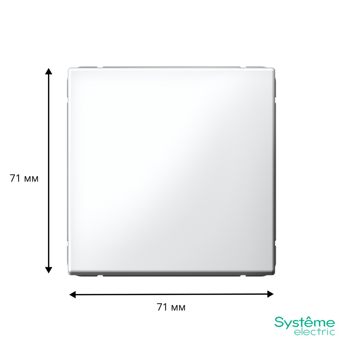 ArtGallery Лотос Выключатель Systeme Electric ArtGallery Лотос 1-клавишный  GAL001311