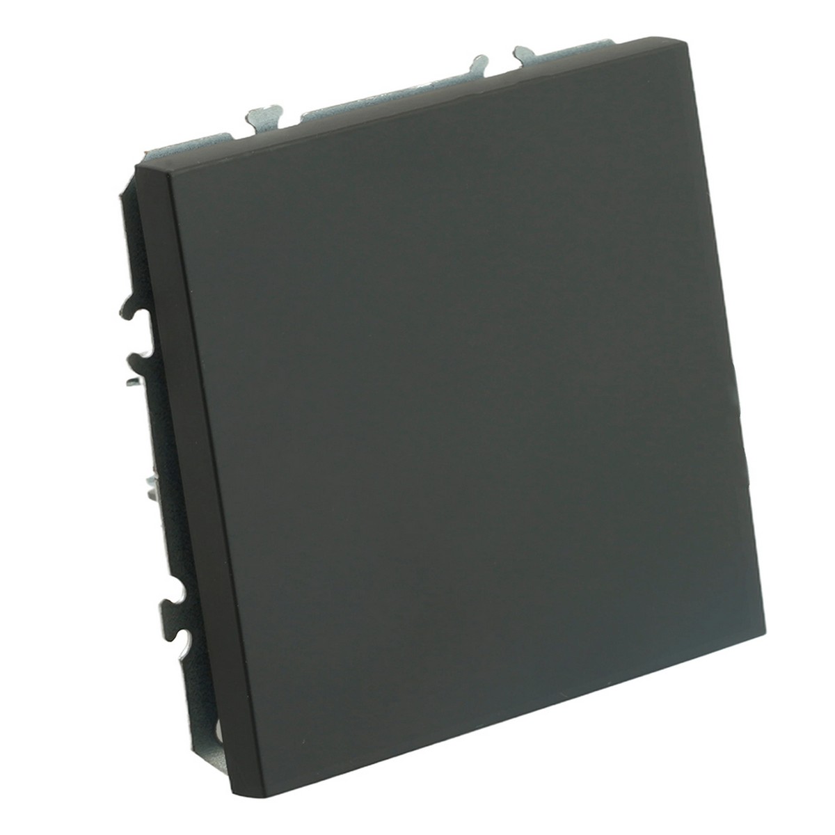 Переключатель 1-клавишный STEKKER Эмили RSW10-5105-05 черный уголь soft touch 49841