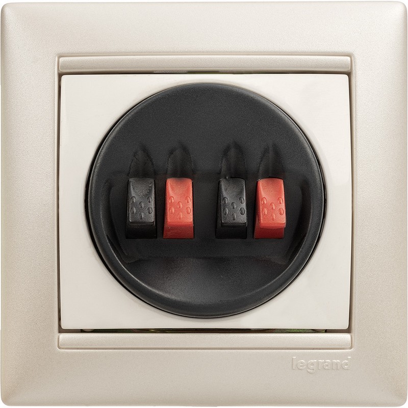 Аудиорозетка Legrand Valena белый 2-ая 774424