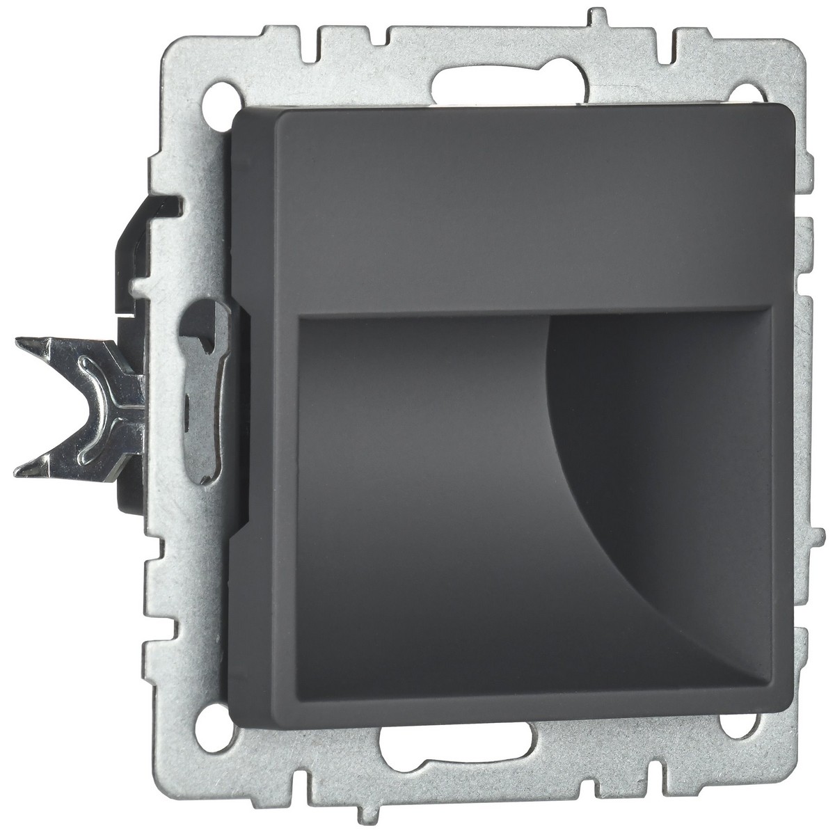 Подсветка IEK BRITE LED встраиваемая ПЛ20-БрГ графит BR-FL20-K53