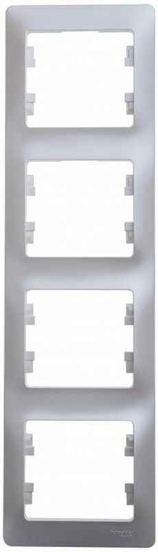 Glossa Перламутр Рамка Systeme Electric Glossa Перламутр 4-я, вертикальная GSL000608