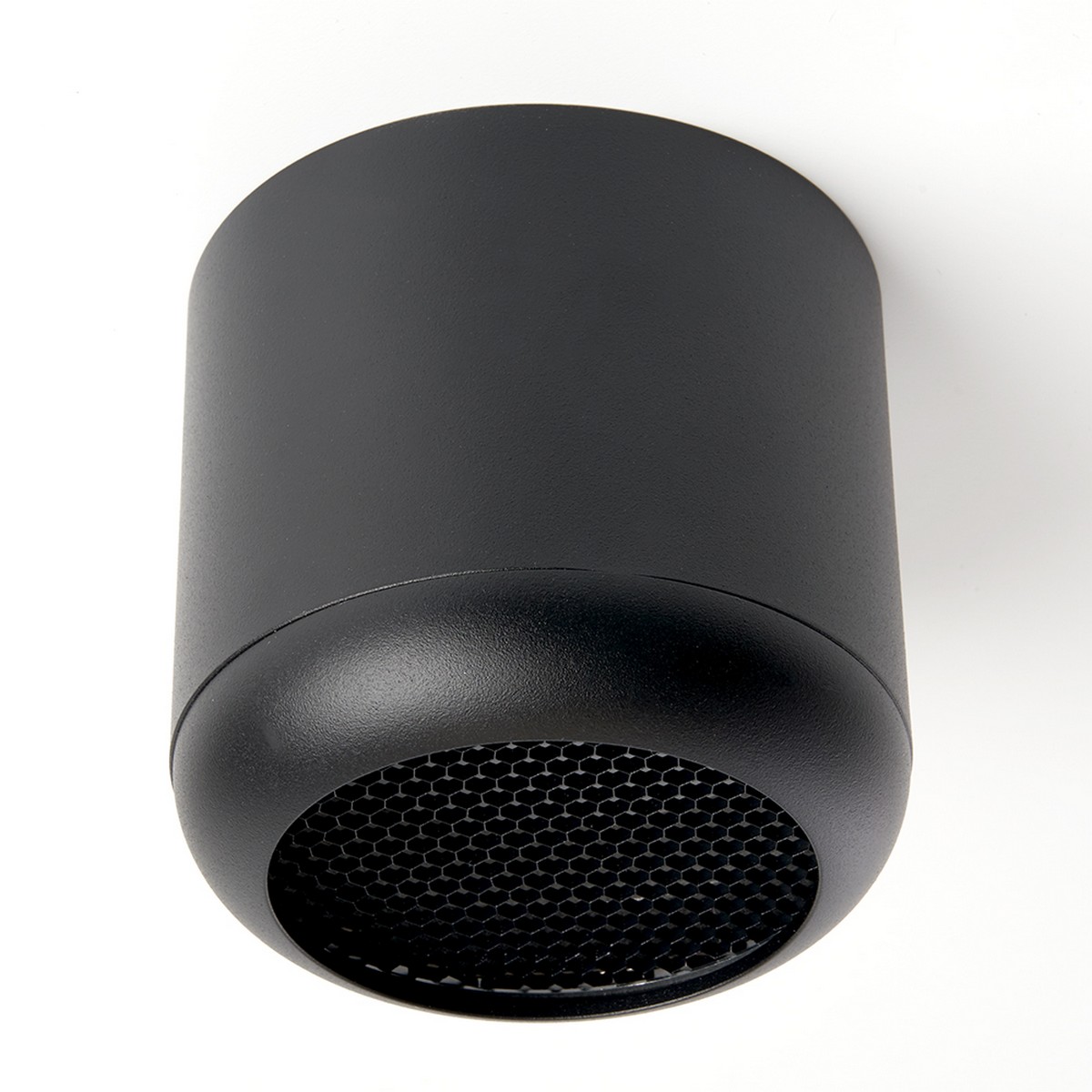 Светильник спот потолочный Feron HL365 Barrel ECHO 12W GX53 чёрный с антибликовой сеточкой 48400