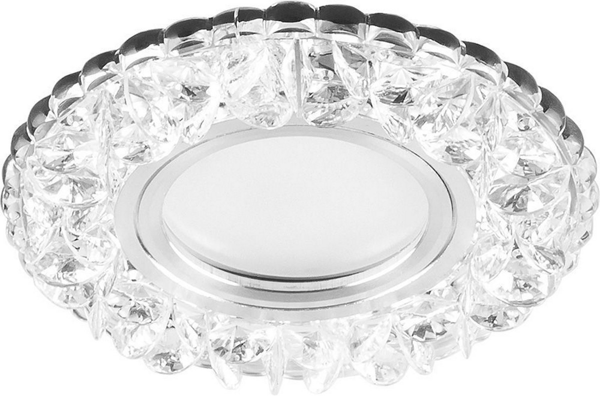 Встраиваемые светодиодные светильники Светильник встраиваемый Feron CD905 с LED подсветкой MR16 белый 28848 