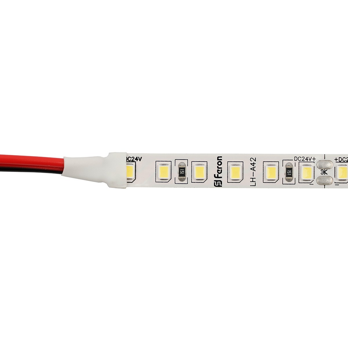 Лента светодиодная Feron LS501 120SMD(2835)/м 11Вт/м 24V 30000*8*1.22мм 4000К 30м IP20 53087