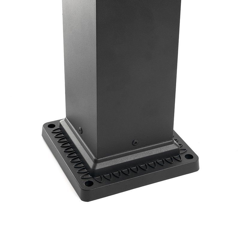 Уличные светильники столб Светильник садово-парковый Feron PL676 столб 60W 230V E27 черный 11691 