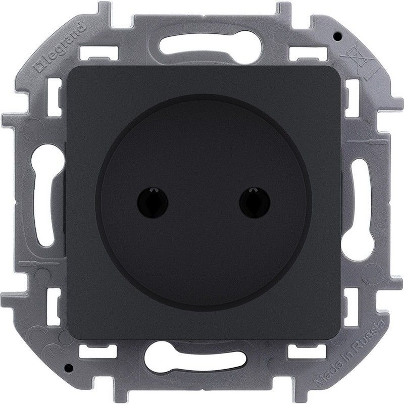Legrand Inspiria Антрацит Розетка Legrand INSPIRIA Антрацит без заземления 16 А 250 В 673713