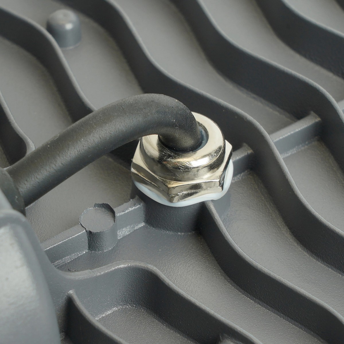 Консольные уличные светодиодные светильники на столб Светодиодный уличный консольный светильник Feron SP3034 80W 6400K 230V серый 41580 