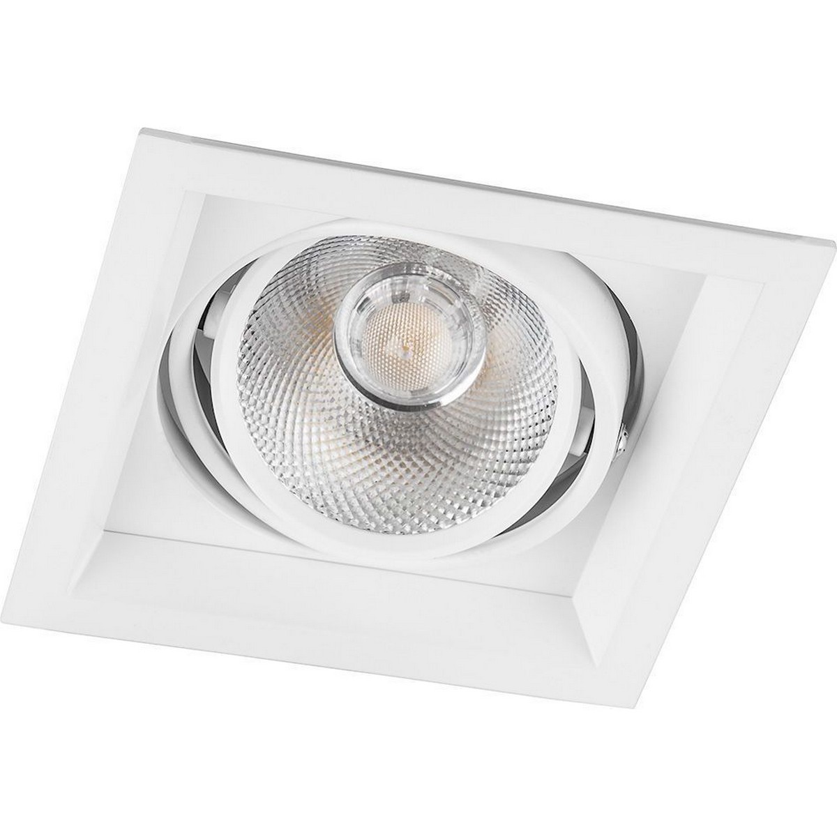 Встраиваемые светодиодные светильники Встраиваемый светодиодный светильник Feron AL201 карданный 20W 4000К белый 29776 