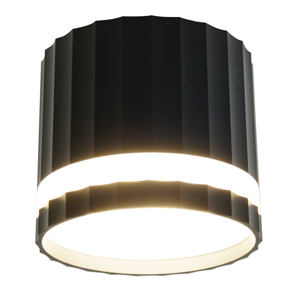 Накладные светодиодные светильники Светильник потолочный Feron HL369 Barrel OLYMPUS GX53 черный 48678 