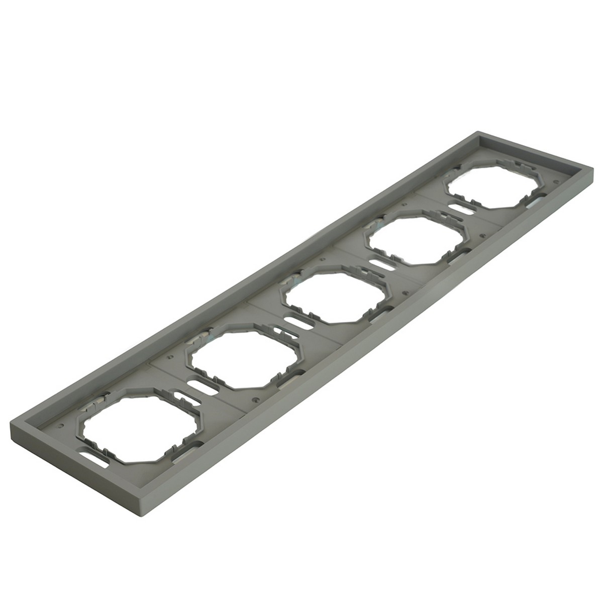 Эмили - Розетки и выключатели Stekker Рамка 5-ая STEKKER Эмили PFR00-5005-10 платиново-серый soft touch 49966