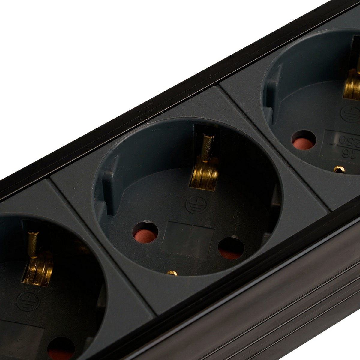 Колодки и удлинители, тройники Сетевой фильтр 4-местный с/з STEKKER HM22-41-03 3 м Techno черный 50157 