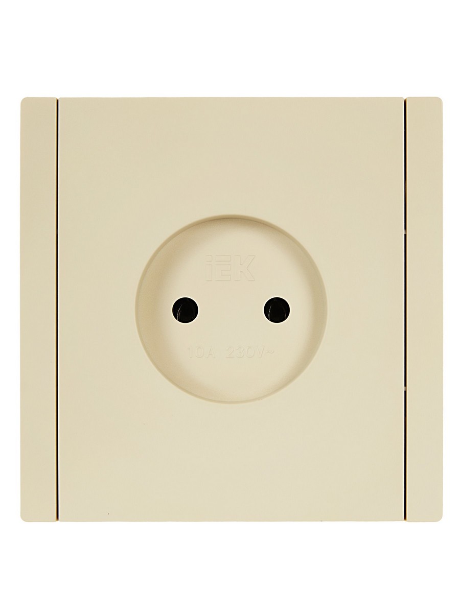 IEK FORTE&PIANO Ваниль Розетка IEK FORTE&PIANO Ваниль б/з винтовое крепление 10А FP418