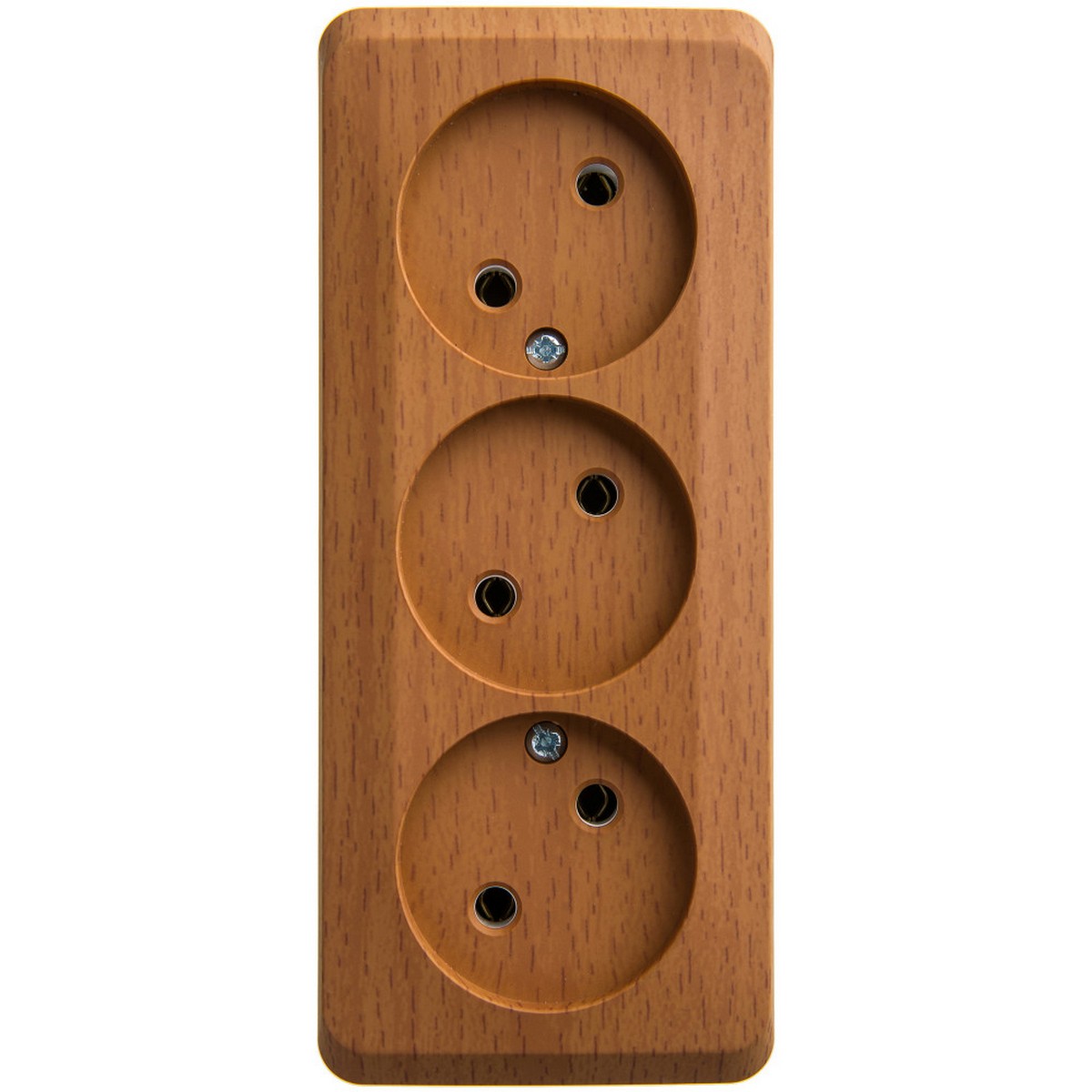 Этюд Дача Розетка 3-ая Systeme Electric Этюд наружный Бук б/з без шторок 16А 250B PA16-009T