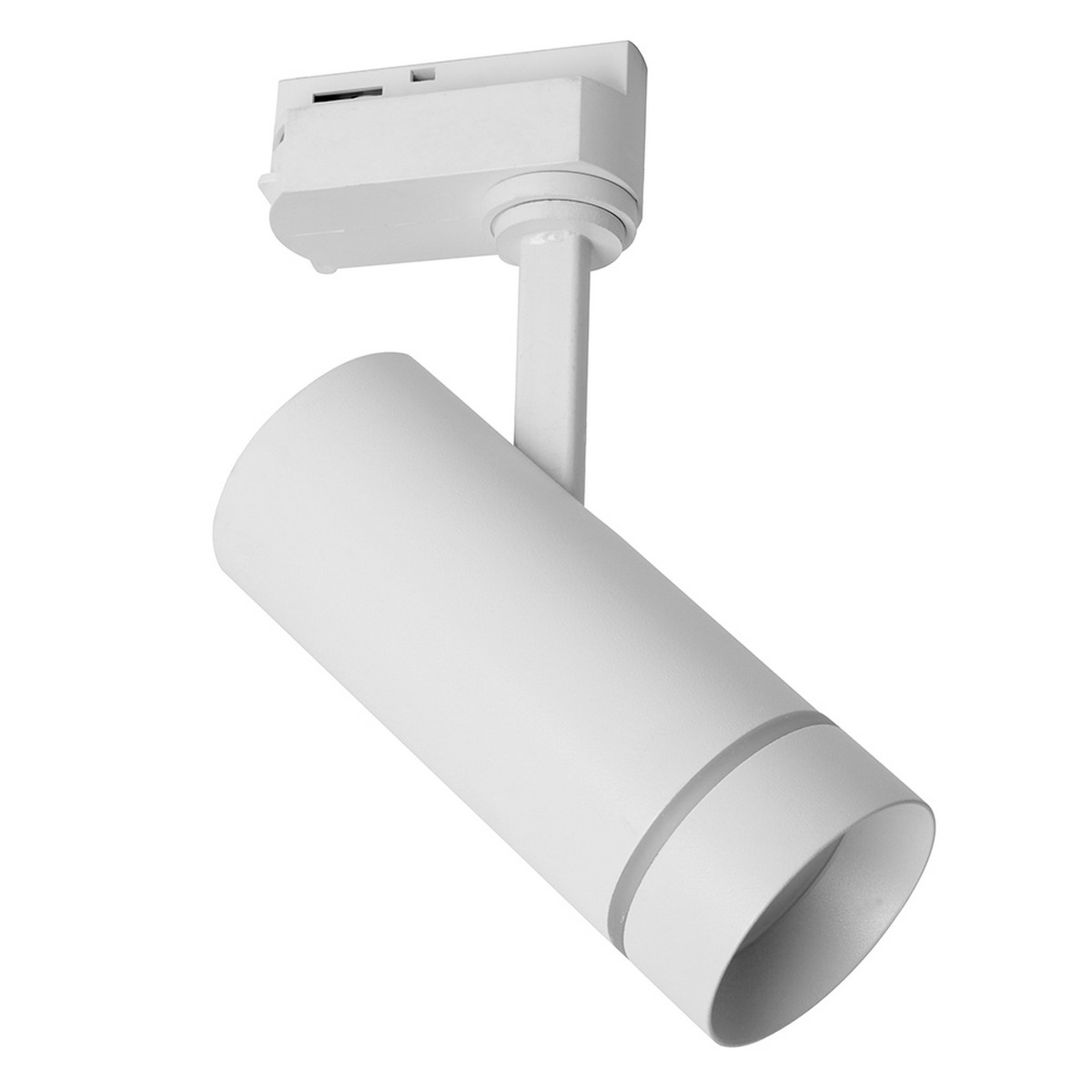Трековые светодиодные светильники Светодиодный светильник Feron AL106 трековый на шинопровод 12W 4000K 80 градусов белый 32444 