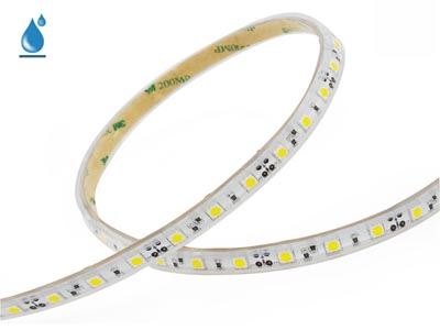 Светодиодная лента белая теплая Светодиодная лента Eleganz LUX 2835 IP65 12V 9.6 Вт/м 120 Led/м Теплый белый 3000K в силиконе (цена за метр) EL-LS65-96WW 