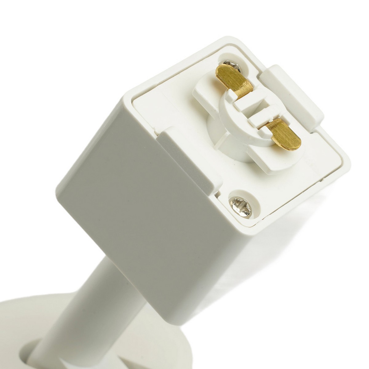 Трековые светодиодные светильники Светильник Feron AL155 трековый под лампу GU10 белый-золото 48714 