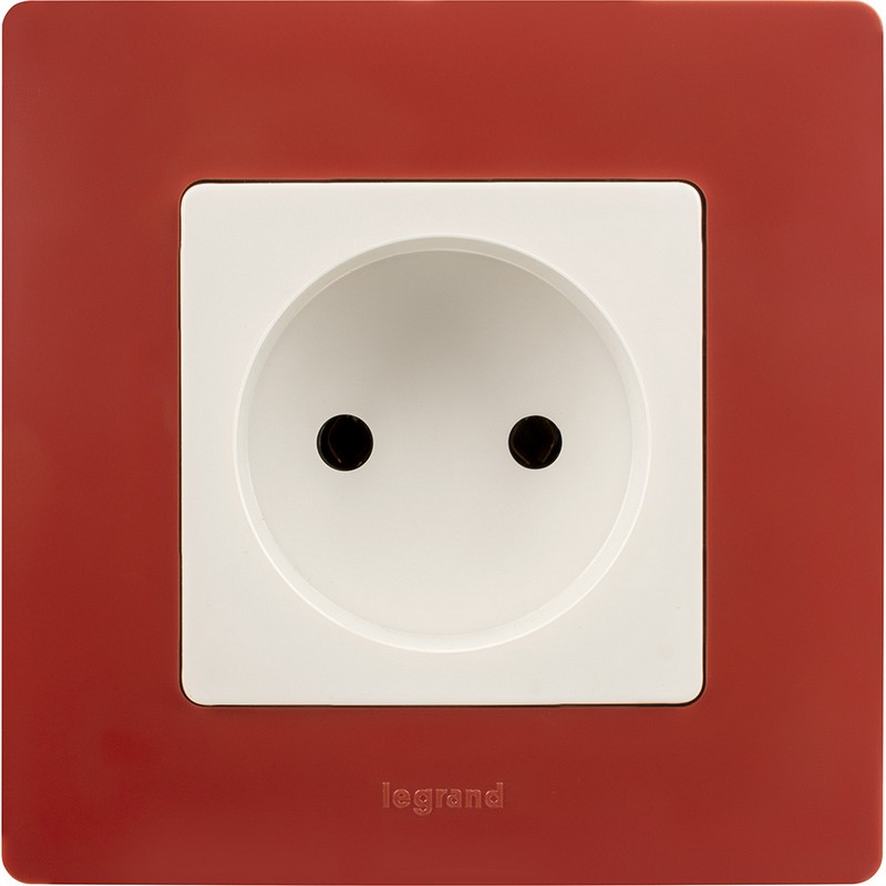 Рамка Legrand Etika красный 1-ая 672531