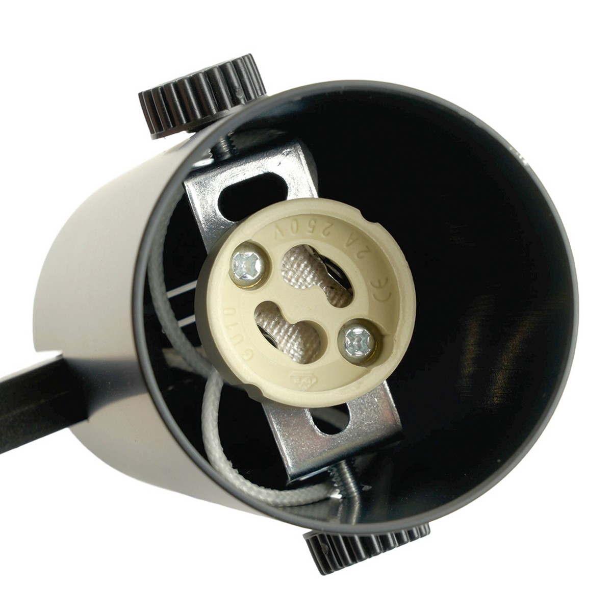 Трековые светодиодные светильники Светильник Feron AL182 трековый на шинопровод GU10 черный 48938 