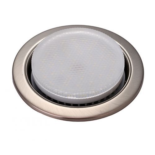 Встраиваемые светодиодные светильники Светильник встраиваемый LBT GX53 сатин-никель GX5380-3 