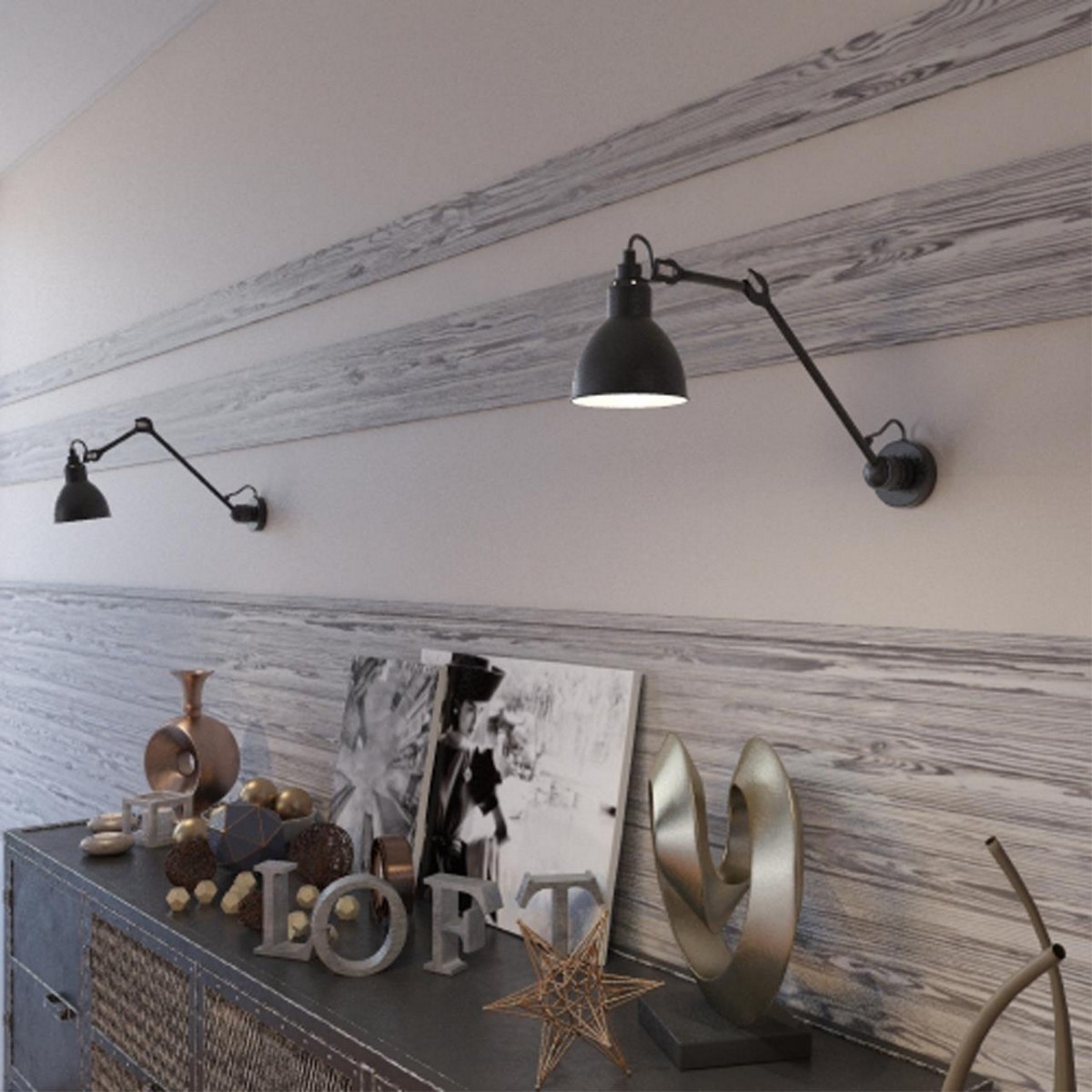 Накладные светодиодные светильники Настенный светильник на кронштейне ODEON LIGHT 4125/1WD ARTA 