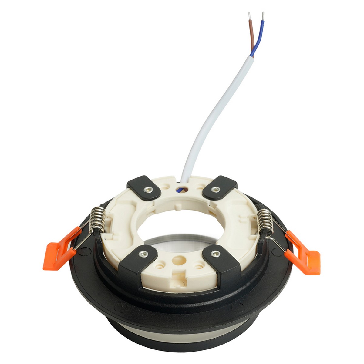 Встраиваемые светодиодные светильники Светильник встраиваемый Feron DL500 потолочный GX53 черный круг 51086 