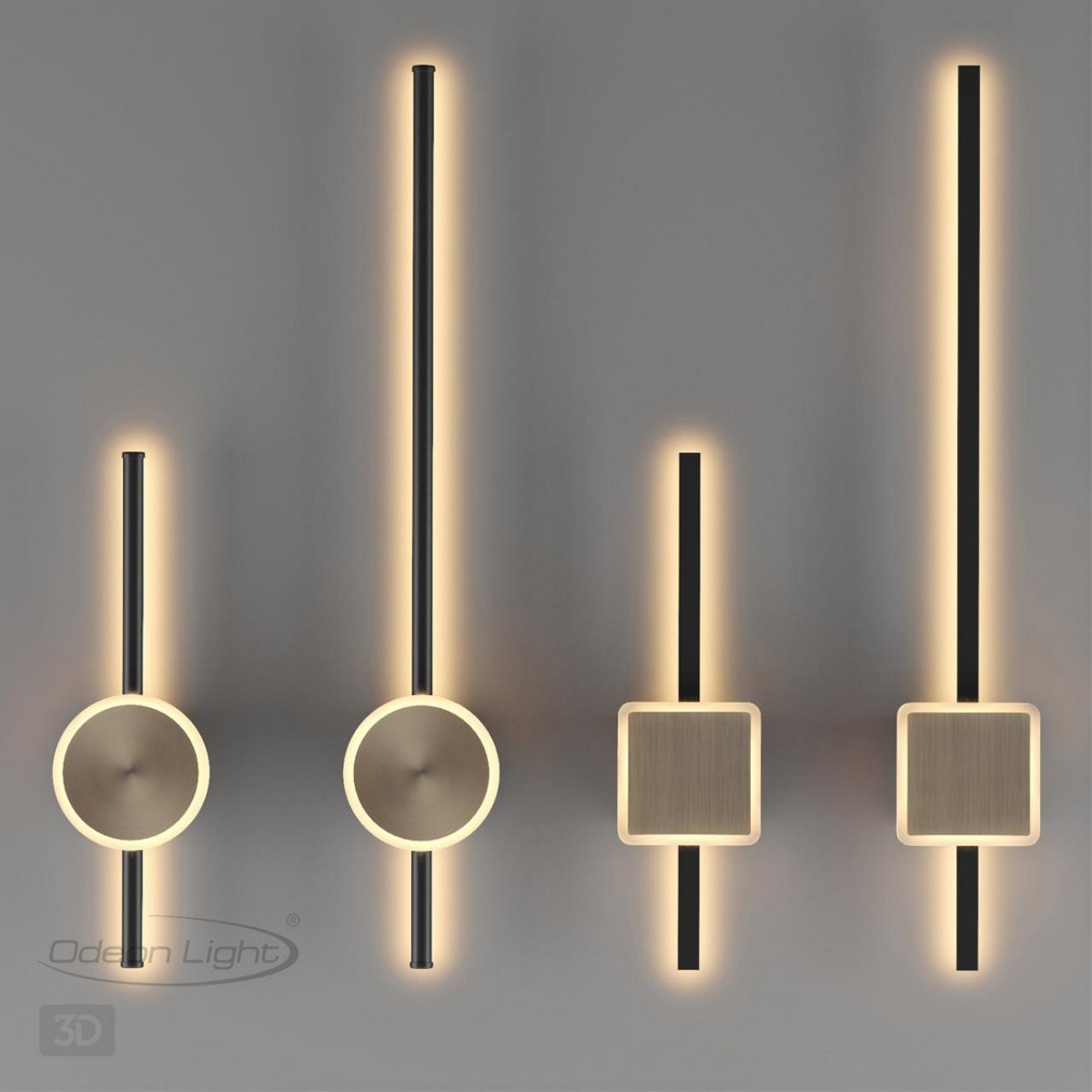 Накладные светодиодные светильники Настенно-потолочный светильник ODEON LIGHT 4257/12WL STILO 